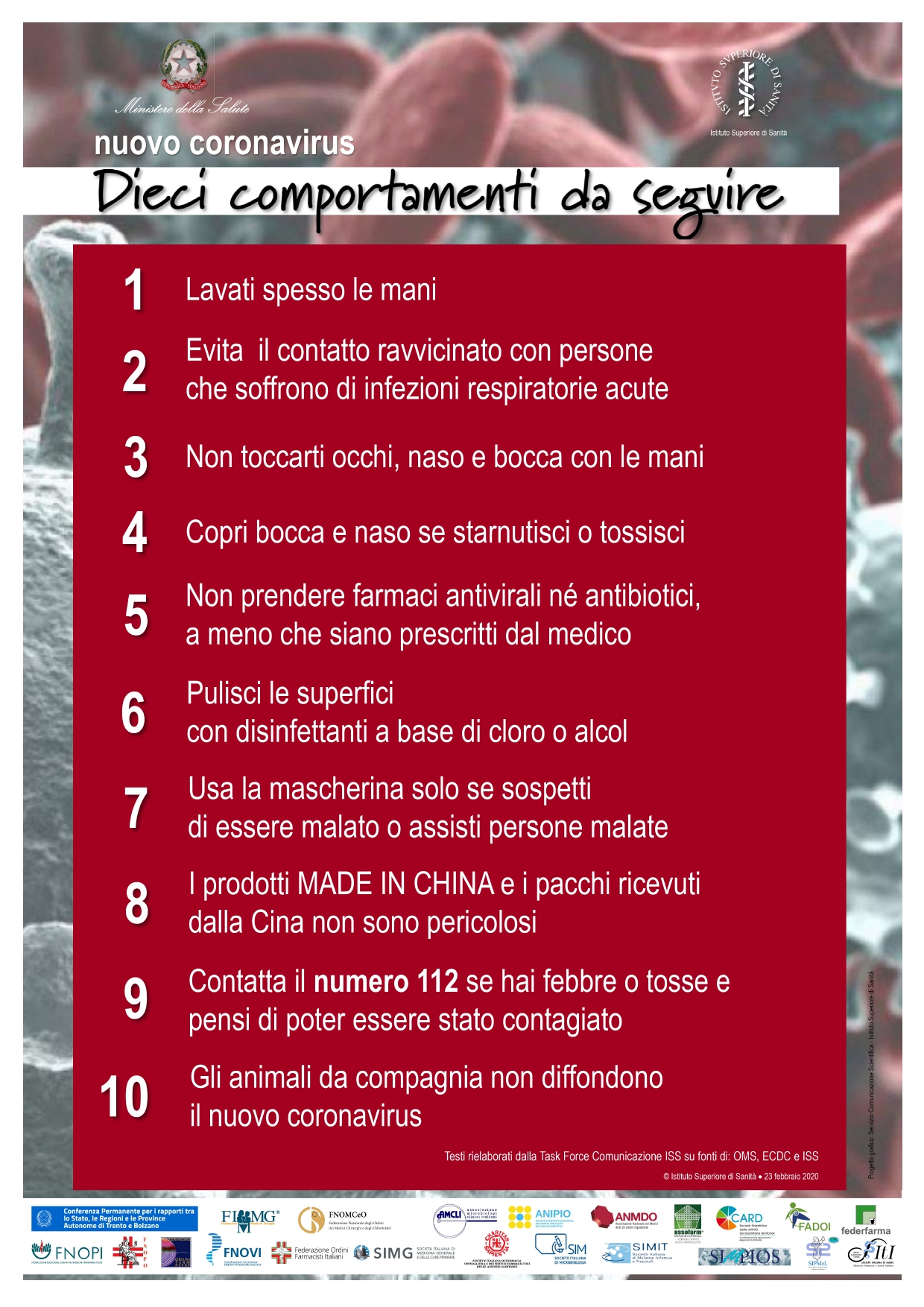 Coronavirus 10 comportamenti da seguire page 0001