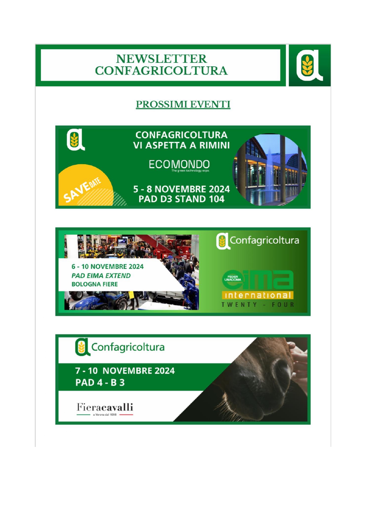 eventi confagricoltura